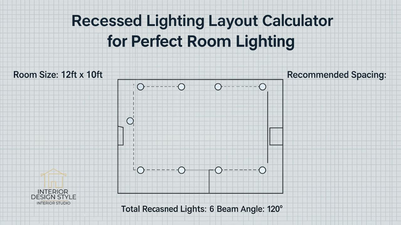 Recessed Lighting Layout Calculator for Perfect Room Lighting