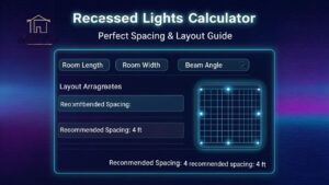 Recessed Lights Calculator Perfect Spacing & Layout Guide